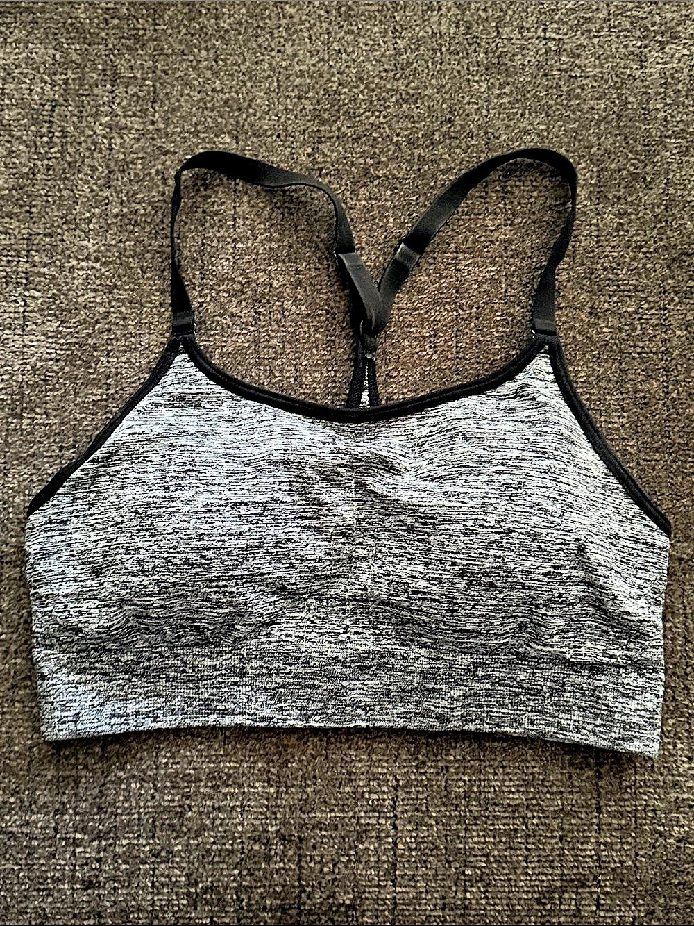 Champion Gray & Black Sports Bra Like New